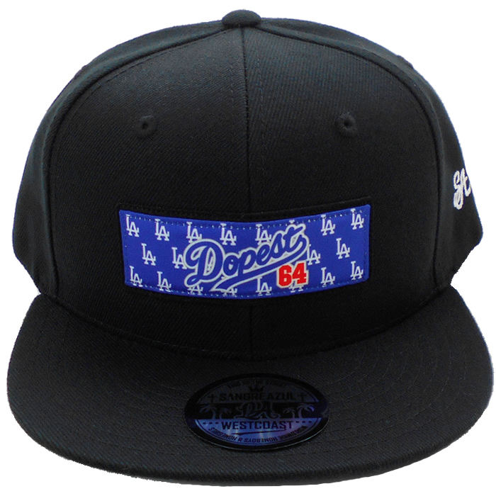 BOX LOGO LA Dopest Blue west coast california baseball sports